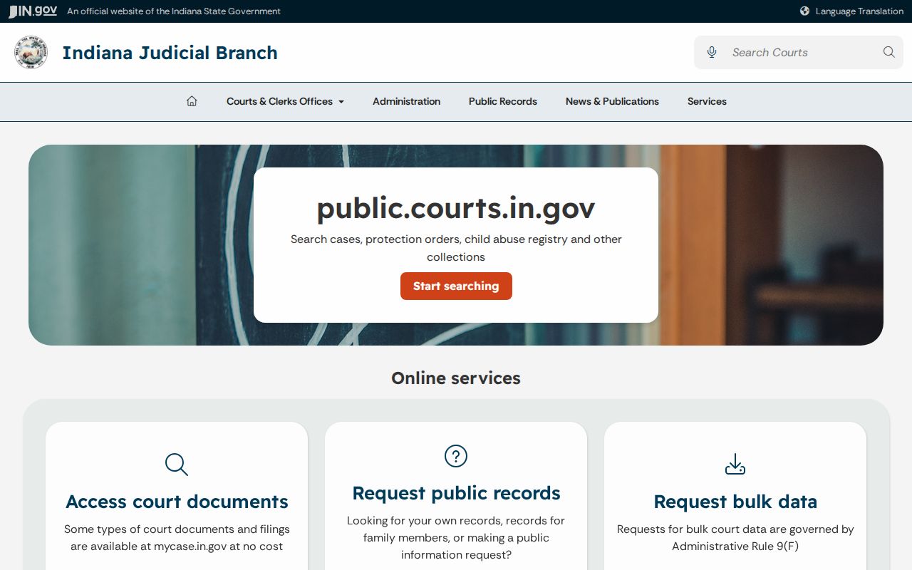 Jasper County warrant record access limits in MyCase