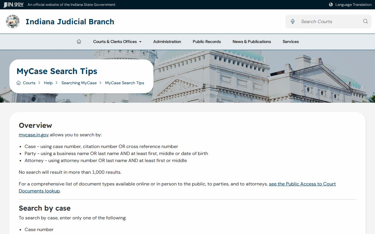 Jasper County warrant search tips for wildcards and sounds-like matching